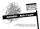 Rencontres - Mode d'emploi {PDF}